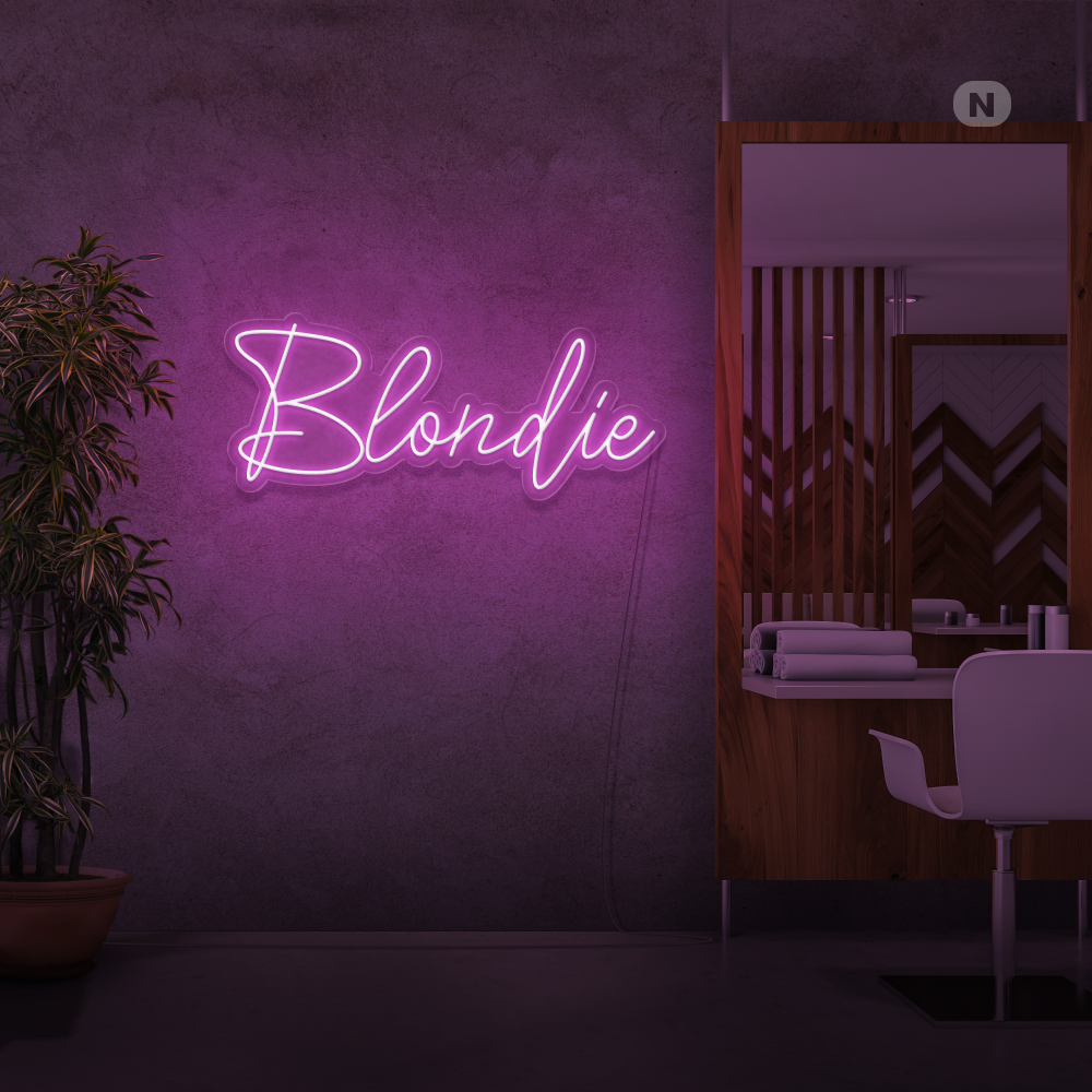 Insegna Al Neon Blondie