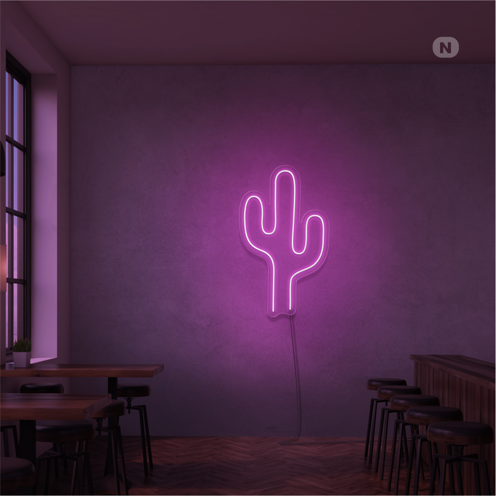 Insegna Al Neon Cactus