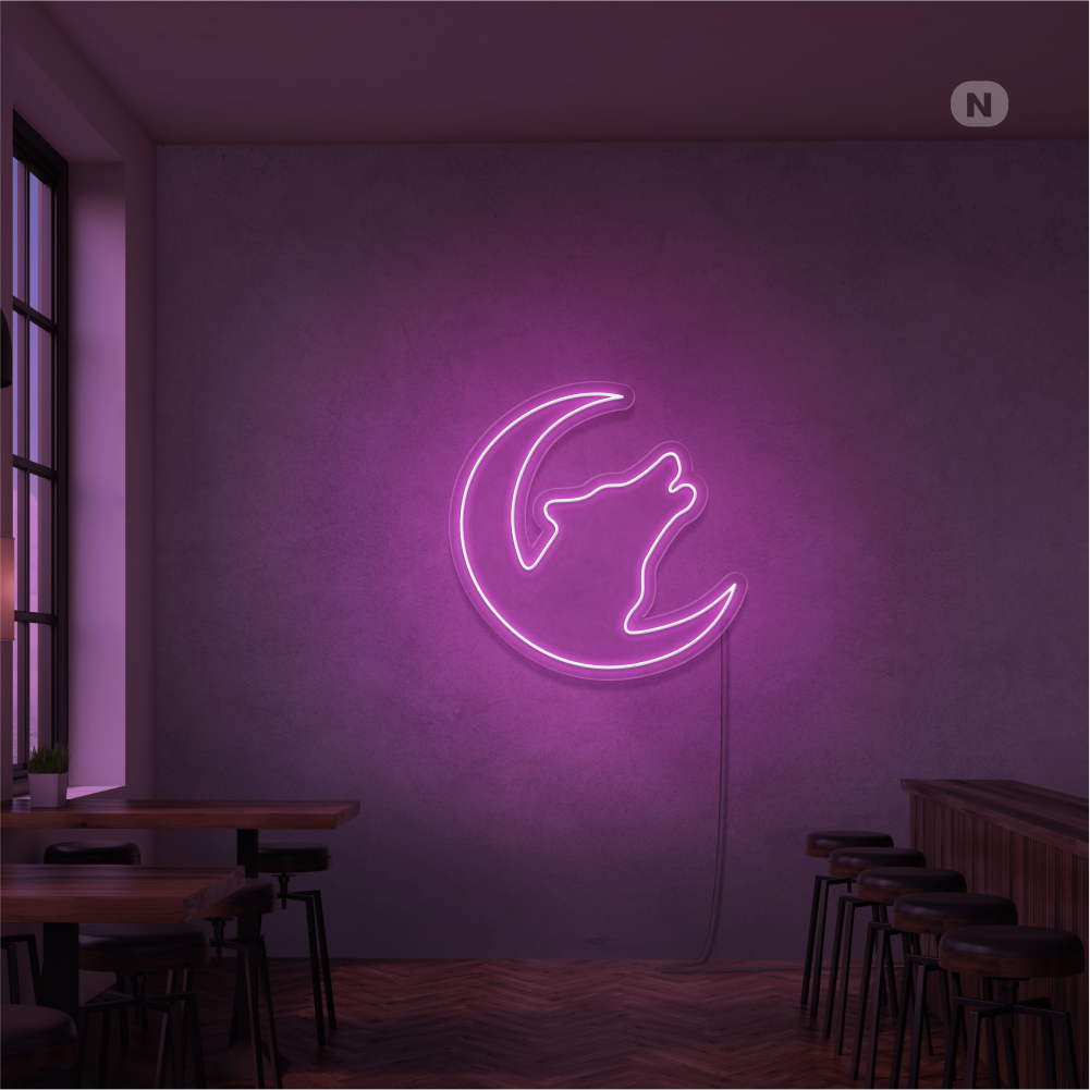 Insegna Al Neon Lupo