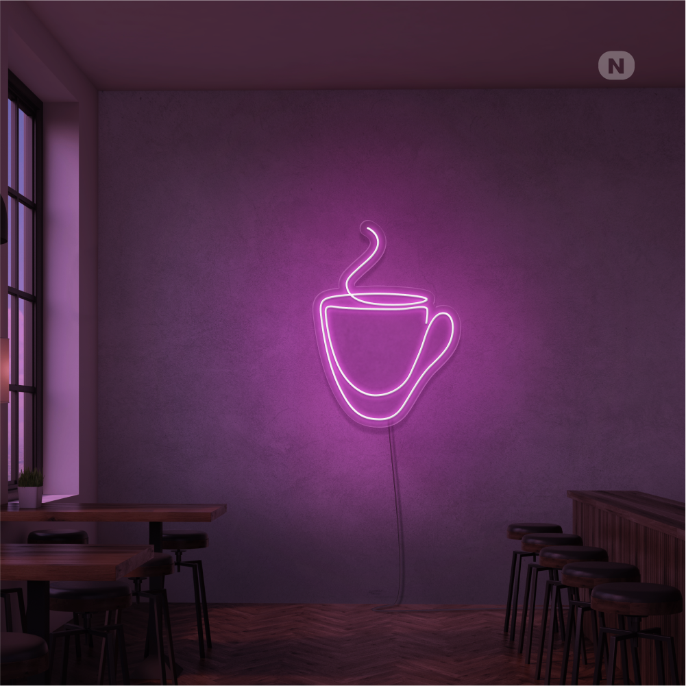 Insegna Al Neon Tazza da caffè