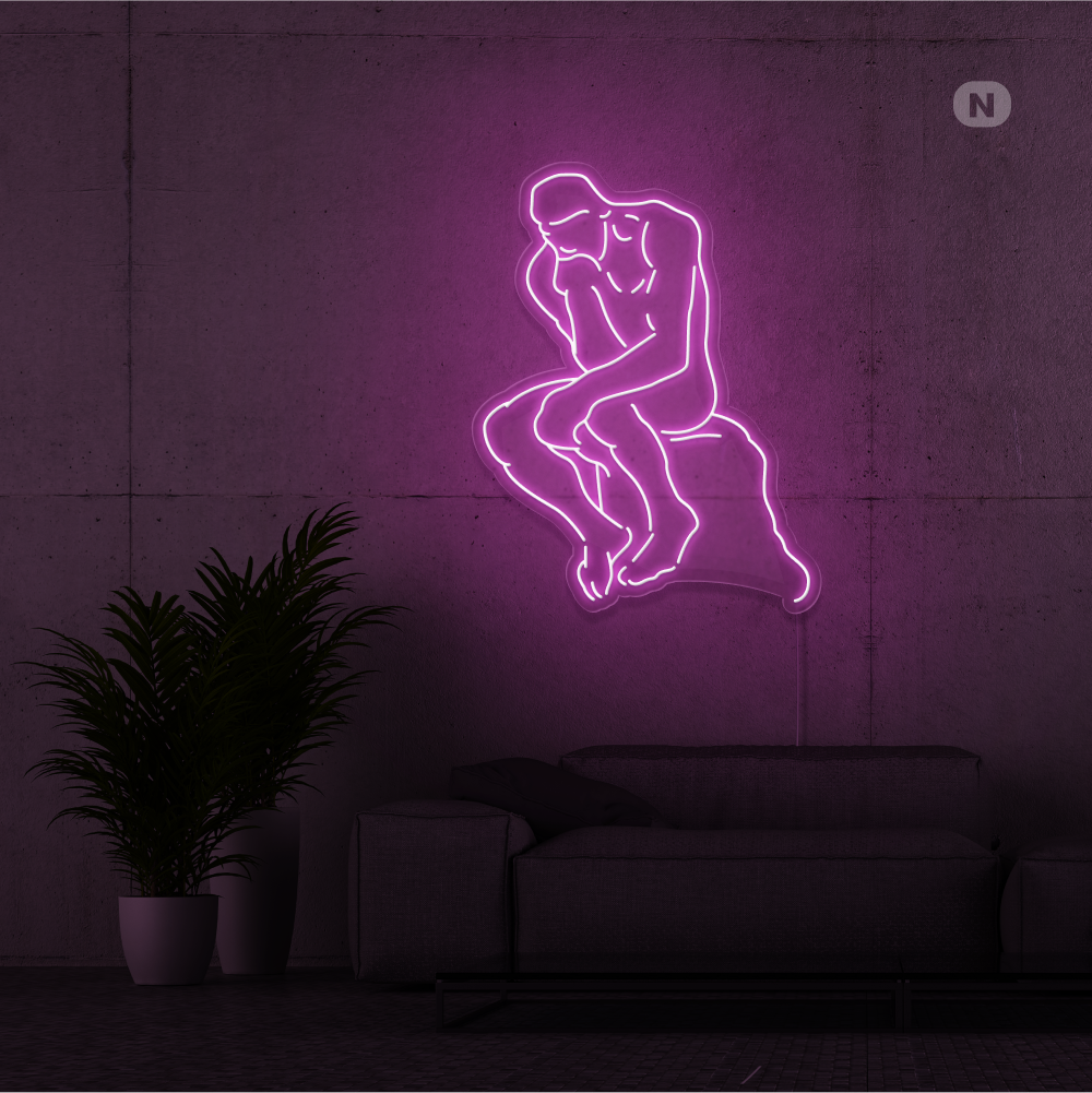 Insegna Al Neon Il pensatore