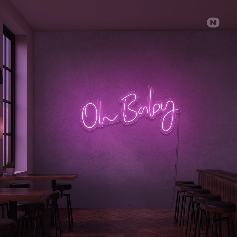 Insegna Al Neon Oh Baby