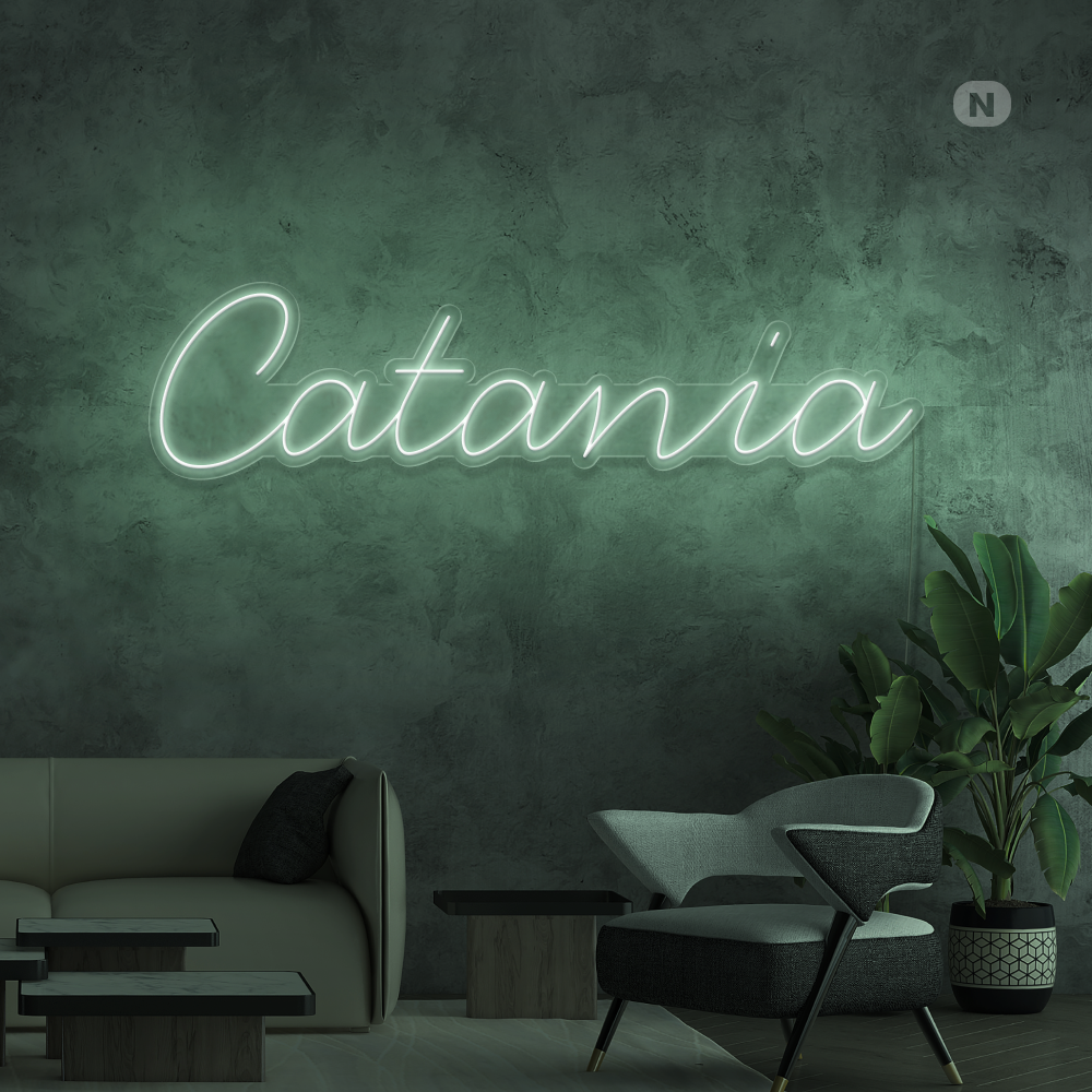 Insegna al neon Catania