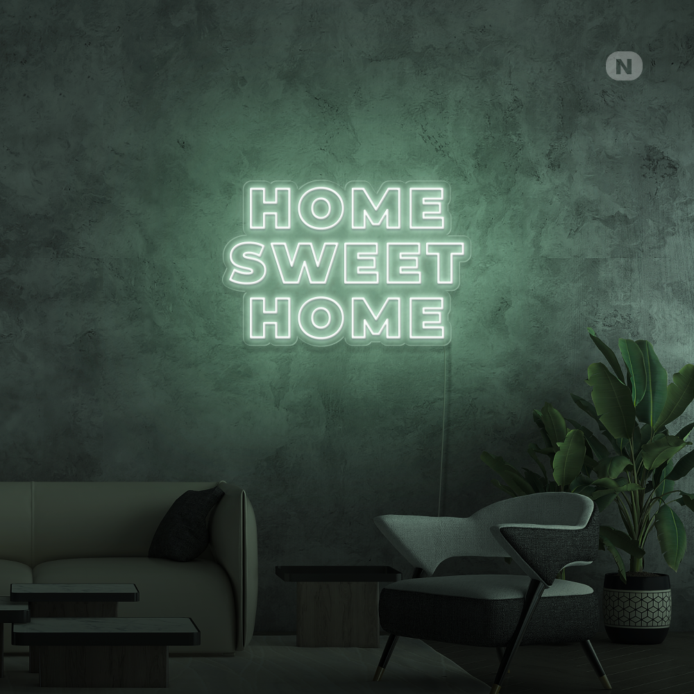 Insegna Al Neon Home Sweet Home