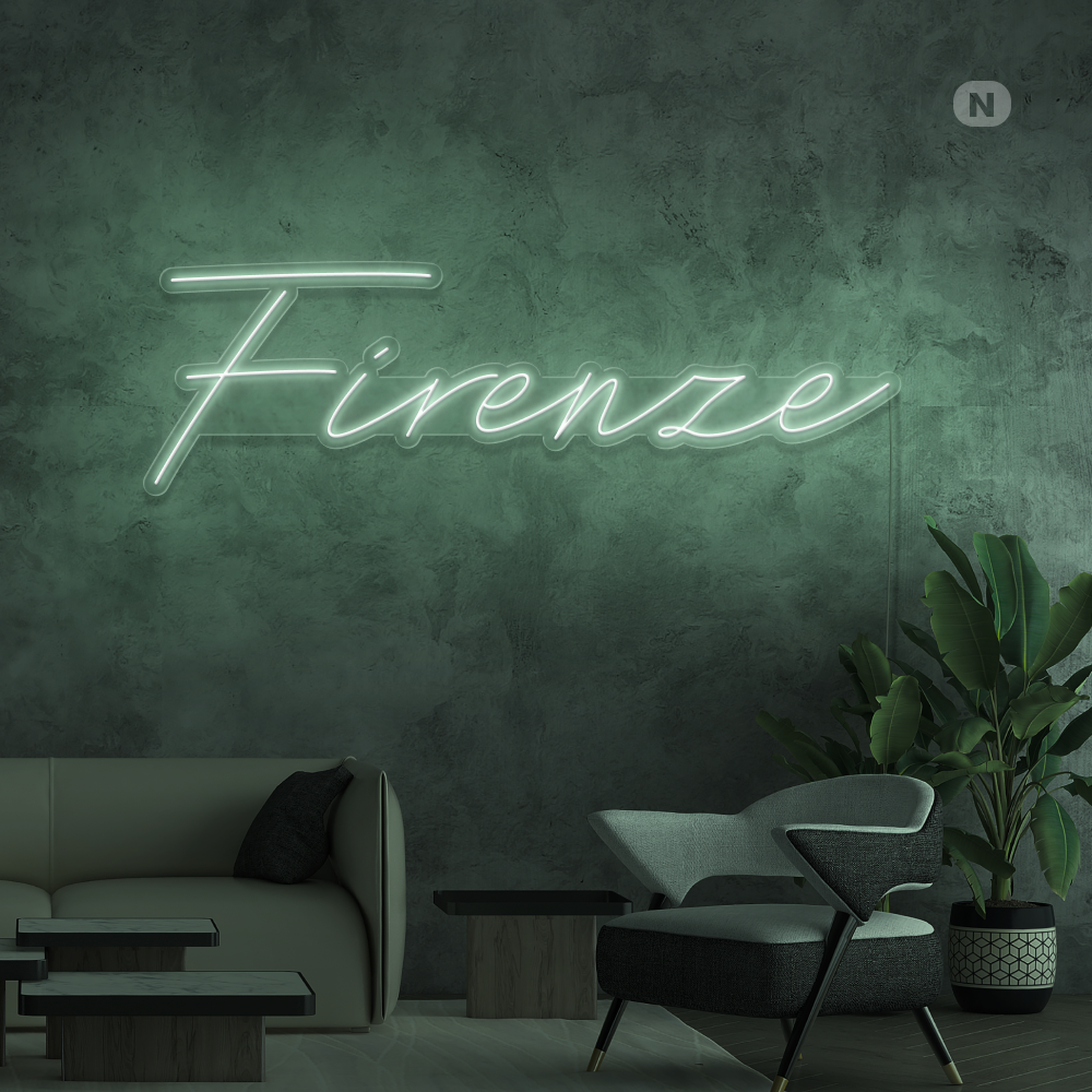 Insegna al neon Firenze