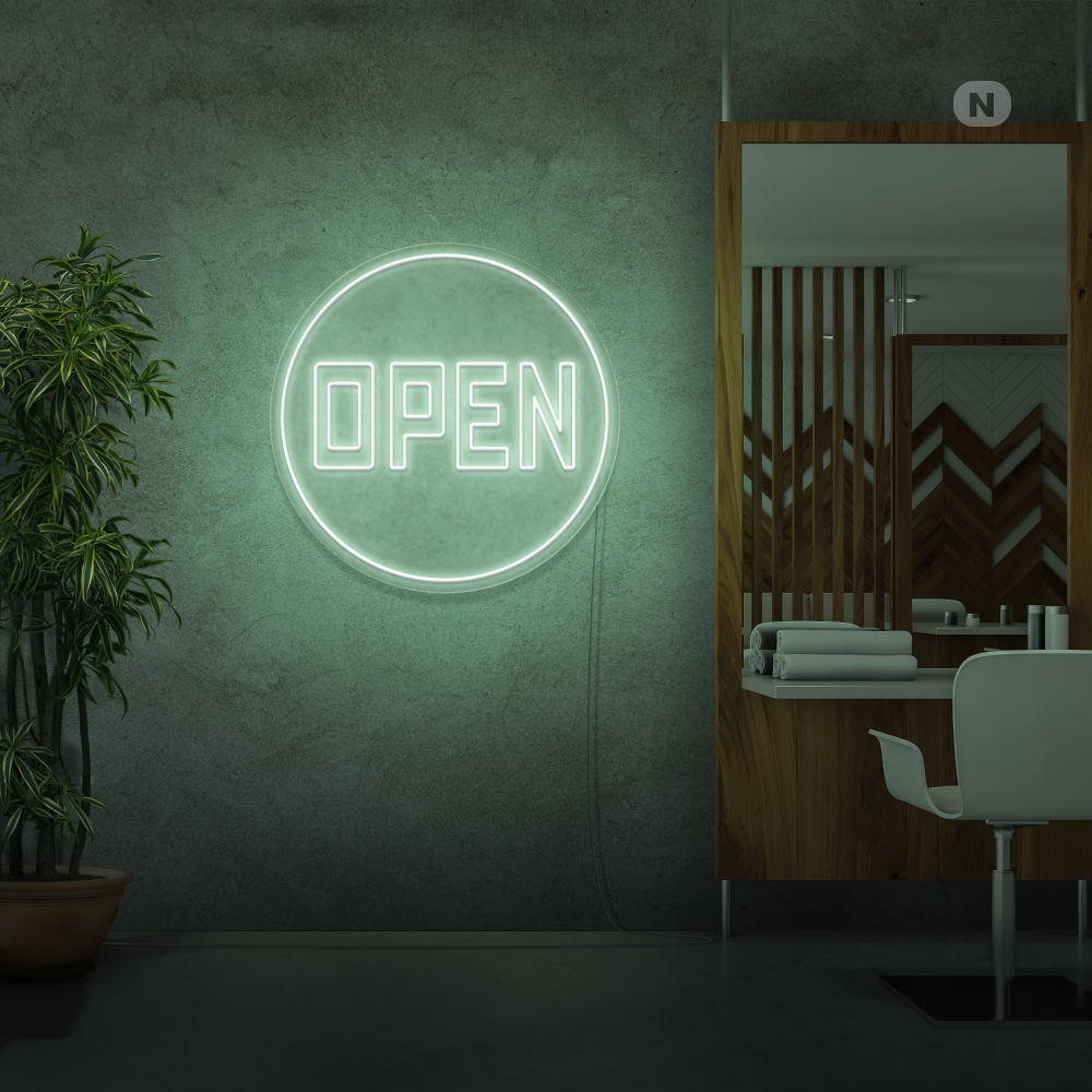 Insegna Al Neon Open