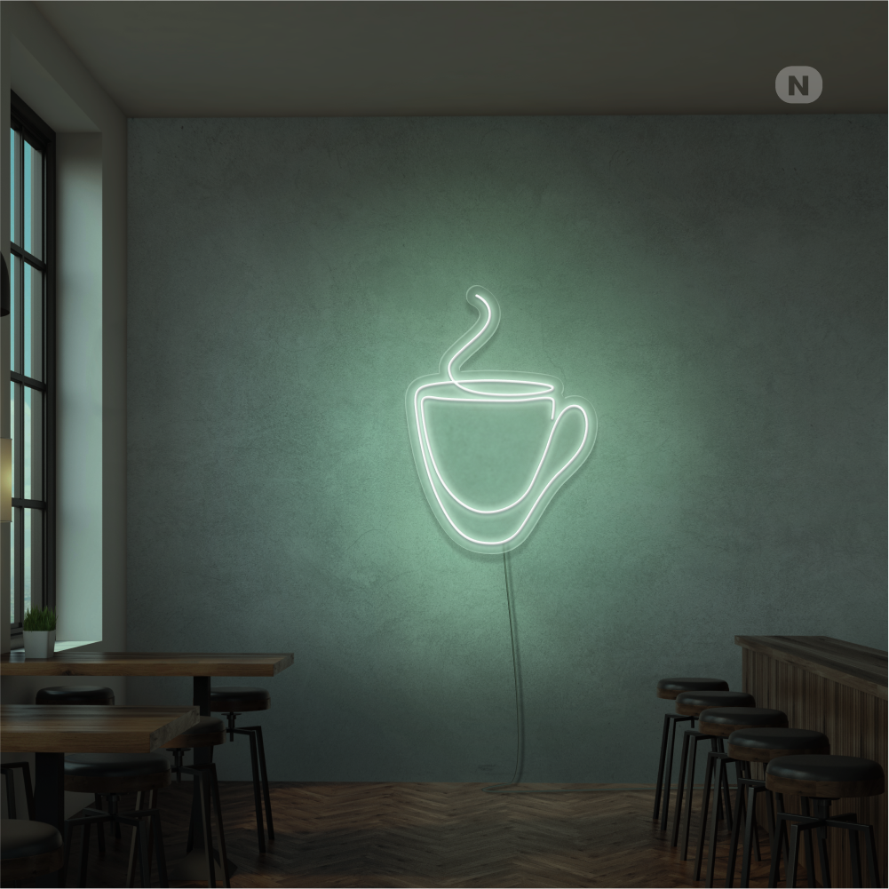 Insegna Al Neon Tazza da caffè