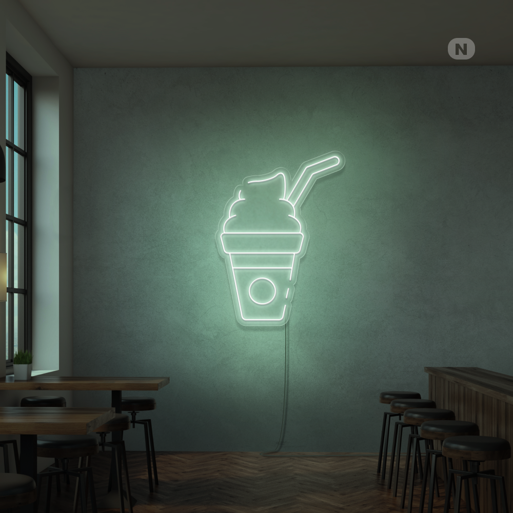 Insegna al neon Frullato