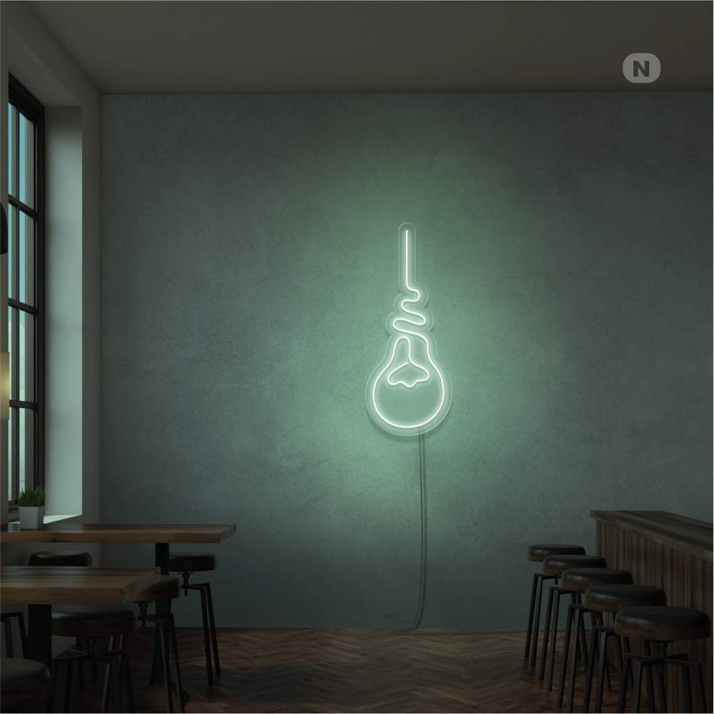 Insegna Al Neon Lampadina