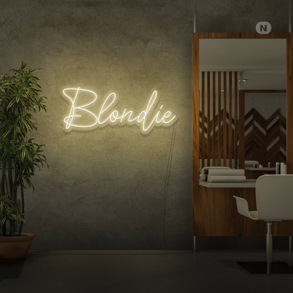 Insegna Al Neon Blondie
