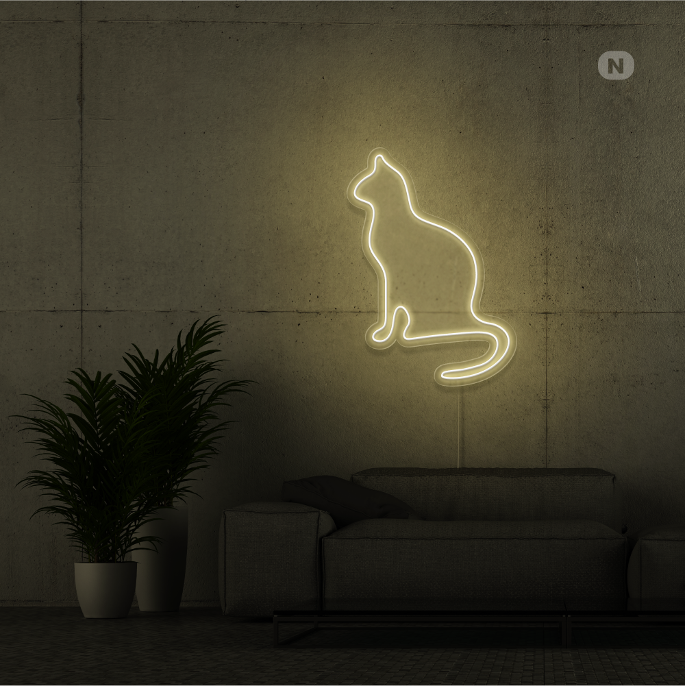 Insegna Al Neon Gatto