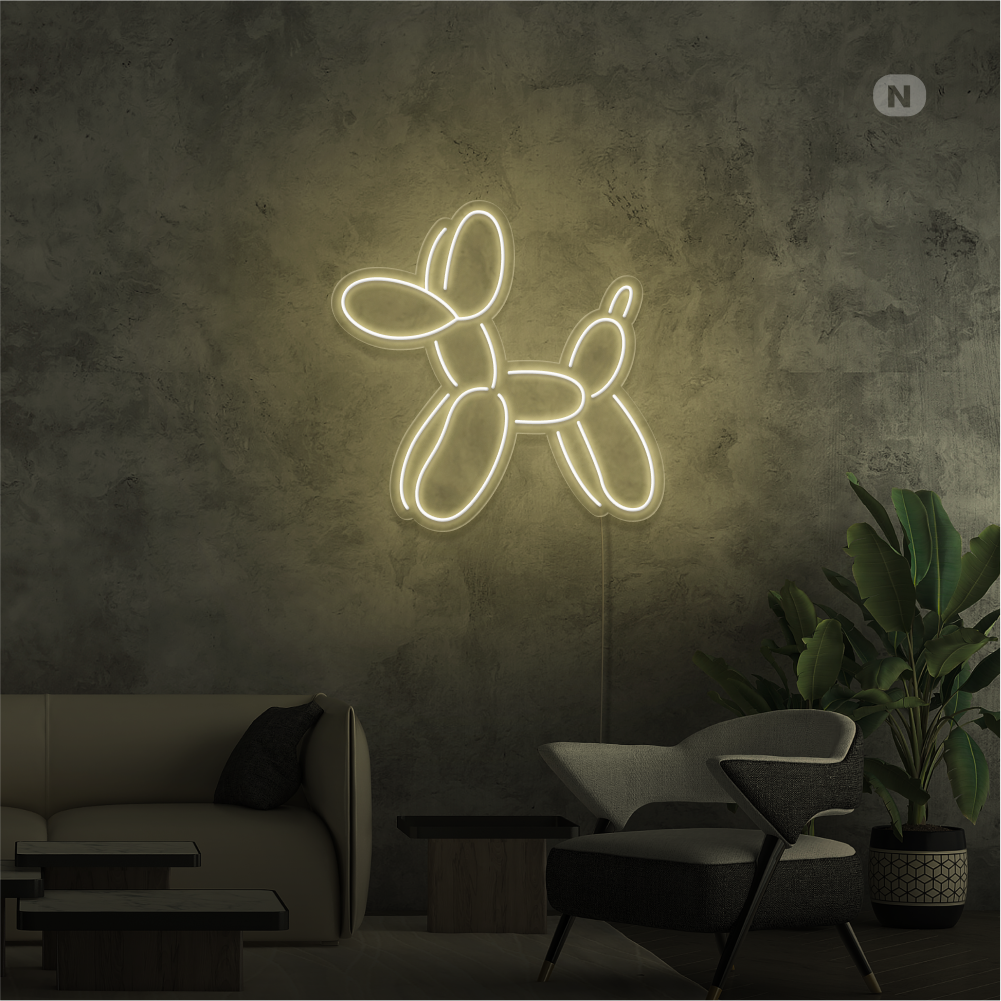 Insegna Al Neon Cane Ballon