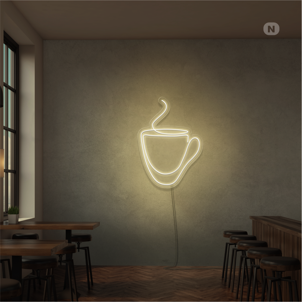 Insegna Al Neon Tazza da caffè