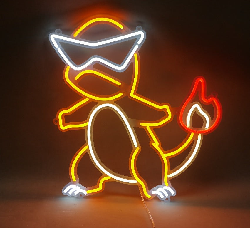 Insegna al neon Fire Lizard
