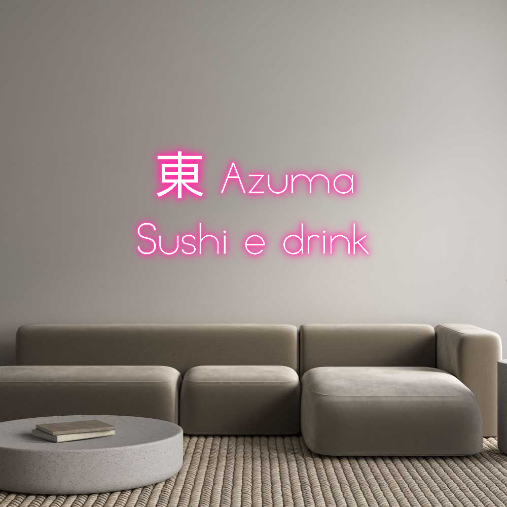 Neon personalizzato: 東 Azuma
Su...
