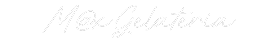 Neon personalizzato: M@xGelateria
