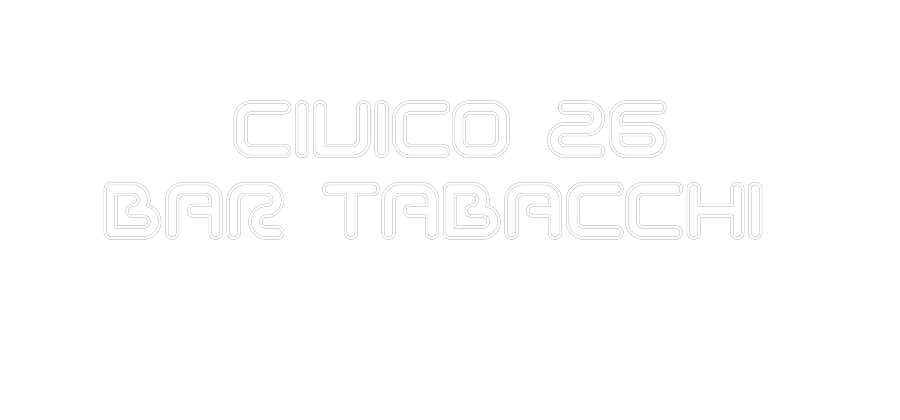 Neon personalizzato: Civico 26
...