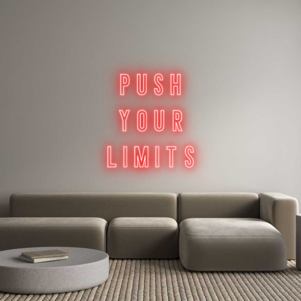 Neon personalizzato: p u s h
y ...