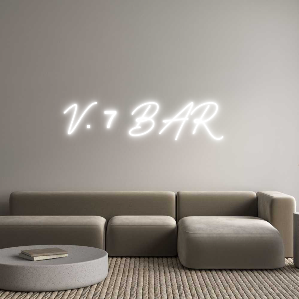 Neon personalizzato:
V. 7 BAR