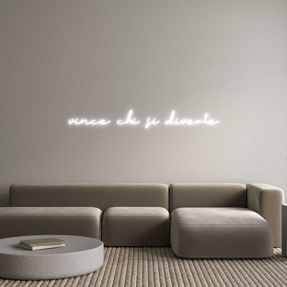 Neon personalizzato:
vince chi ...