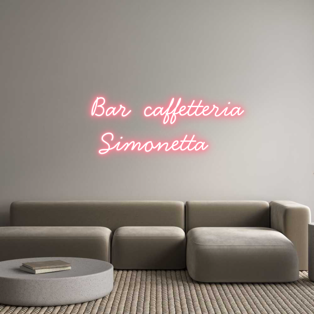 Neon personalizzato: Bar caff...
