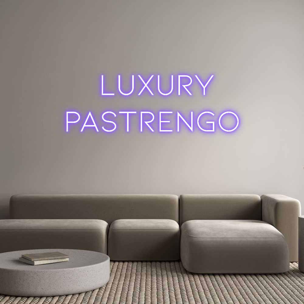 Neon personalizzato: LUXURY
PA...