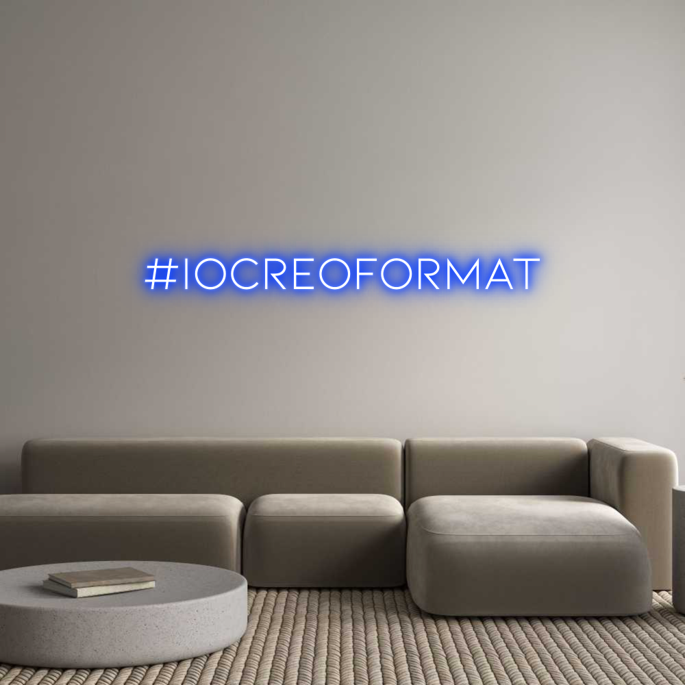 Neon personalizzato: #iocreoformat