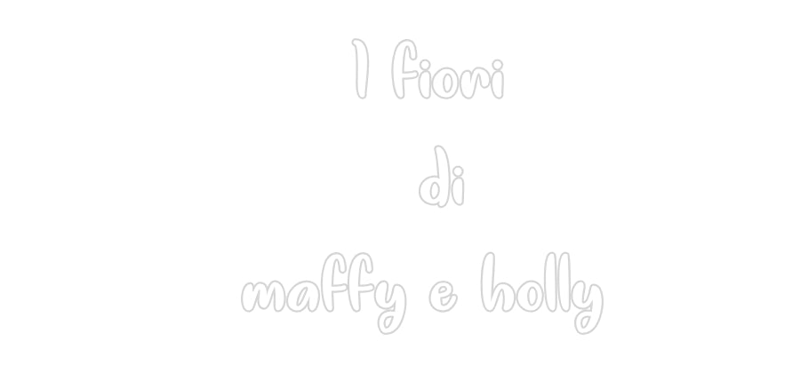 Neon personalizzato: I fio...