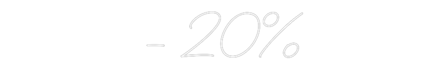 Neon personalizzato: - 20%