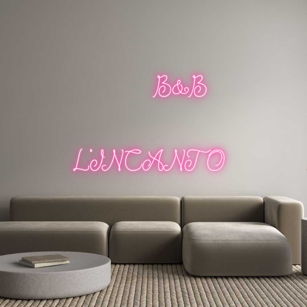 Neon personalizzato: B&B
...