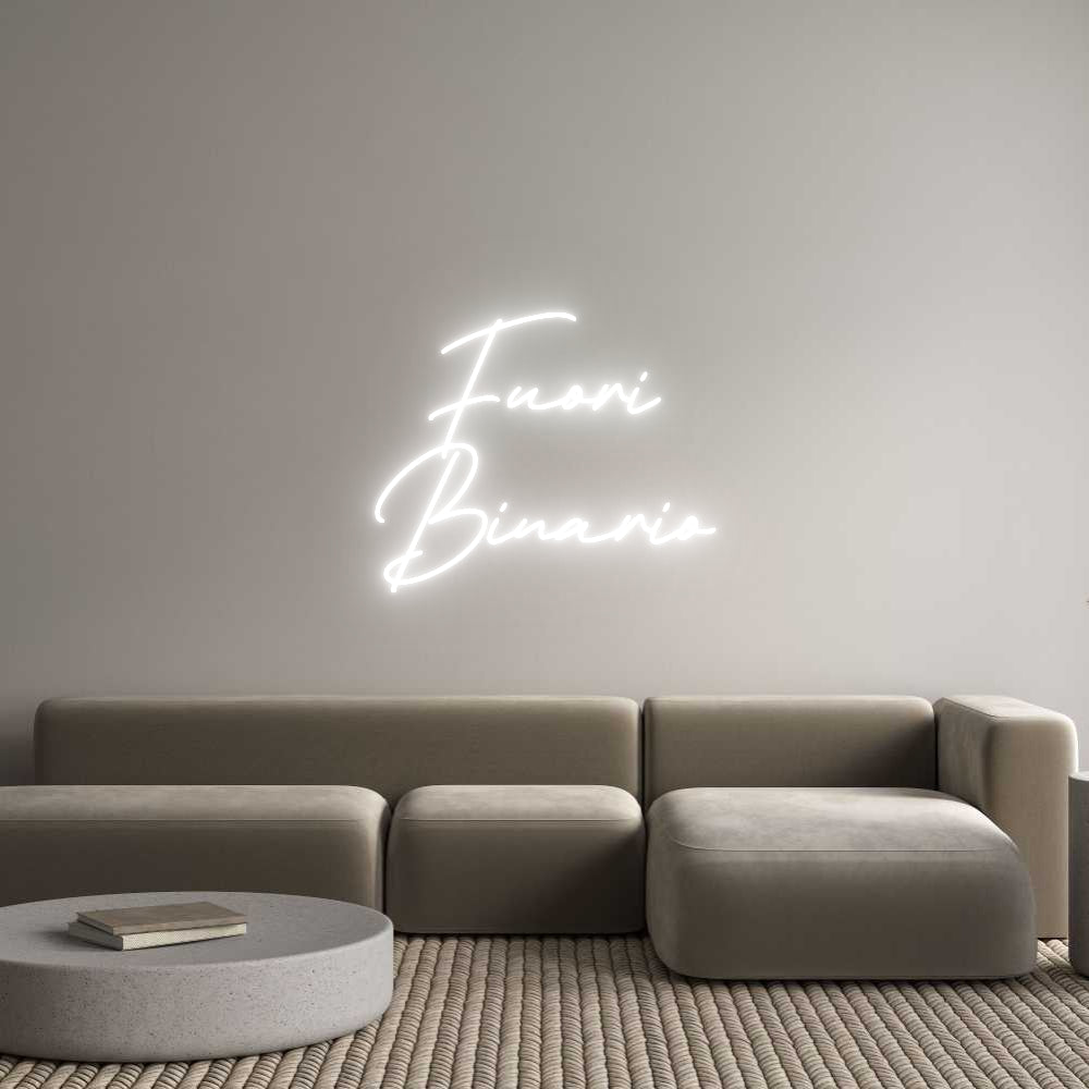 Neon personalizzato:
Fuori
Bina...