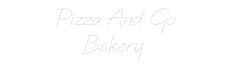 Neon personalizzato: Pizza And Go...
