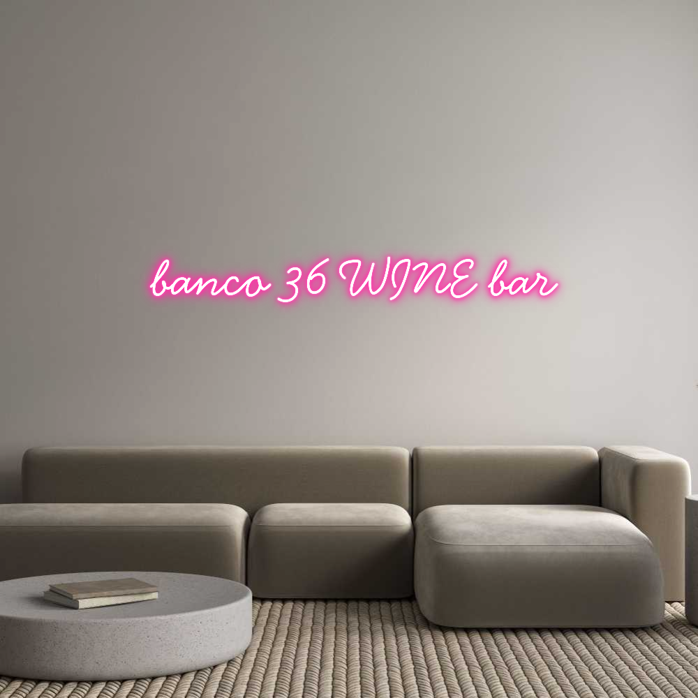 Neon personalizzato: banco 36 WIN...