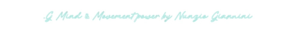 Neon personalizzato: .G Mind & Mov...