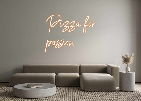 Neon personalizzato: Pizza for
pa...