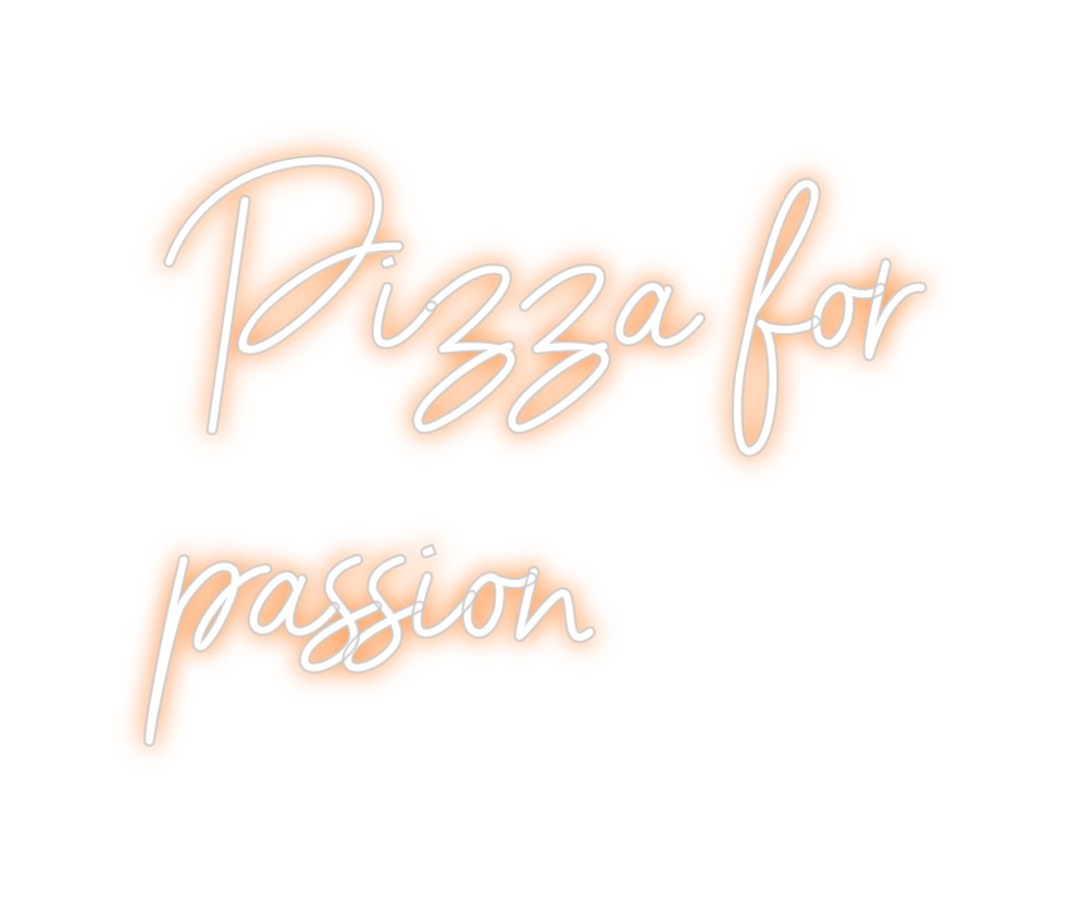 Neon personalizzato: Pizza for
pa...