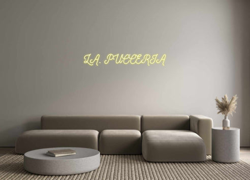 Neon personalizzato: LA. PUCCERIA