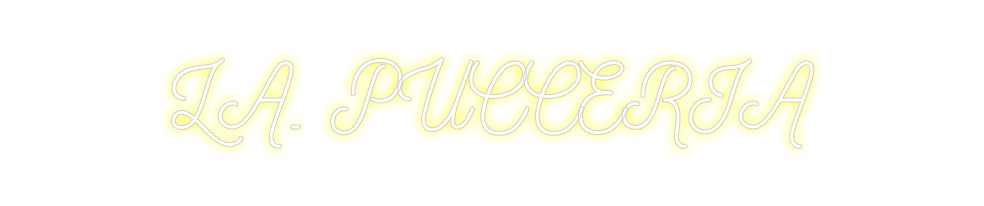 Neon personalizzato: LA. PUCCERIA