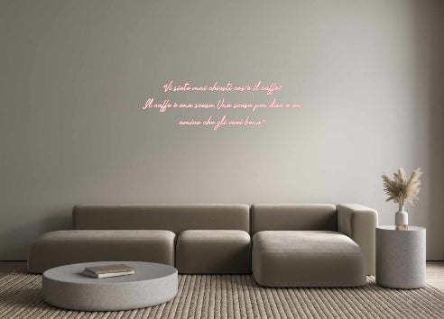 Neon personalizzato: "Vi siete mai...