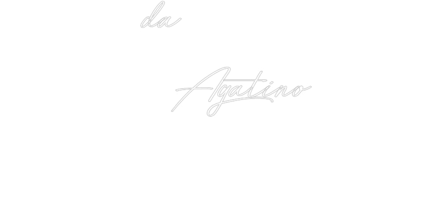 Neon personalizzato: da
Agat...