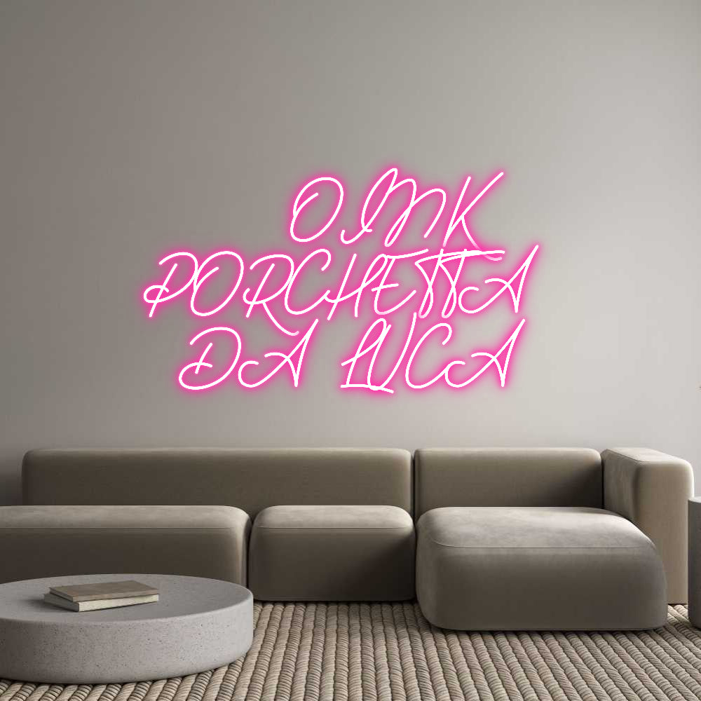 Neon personalizzato: OINK
...