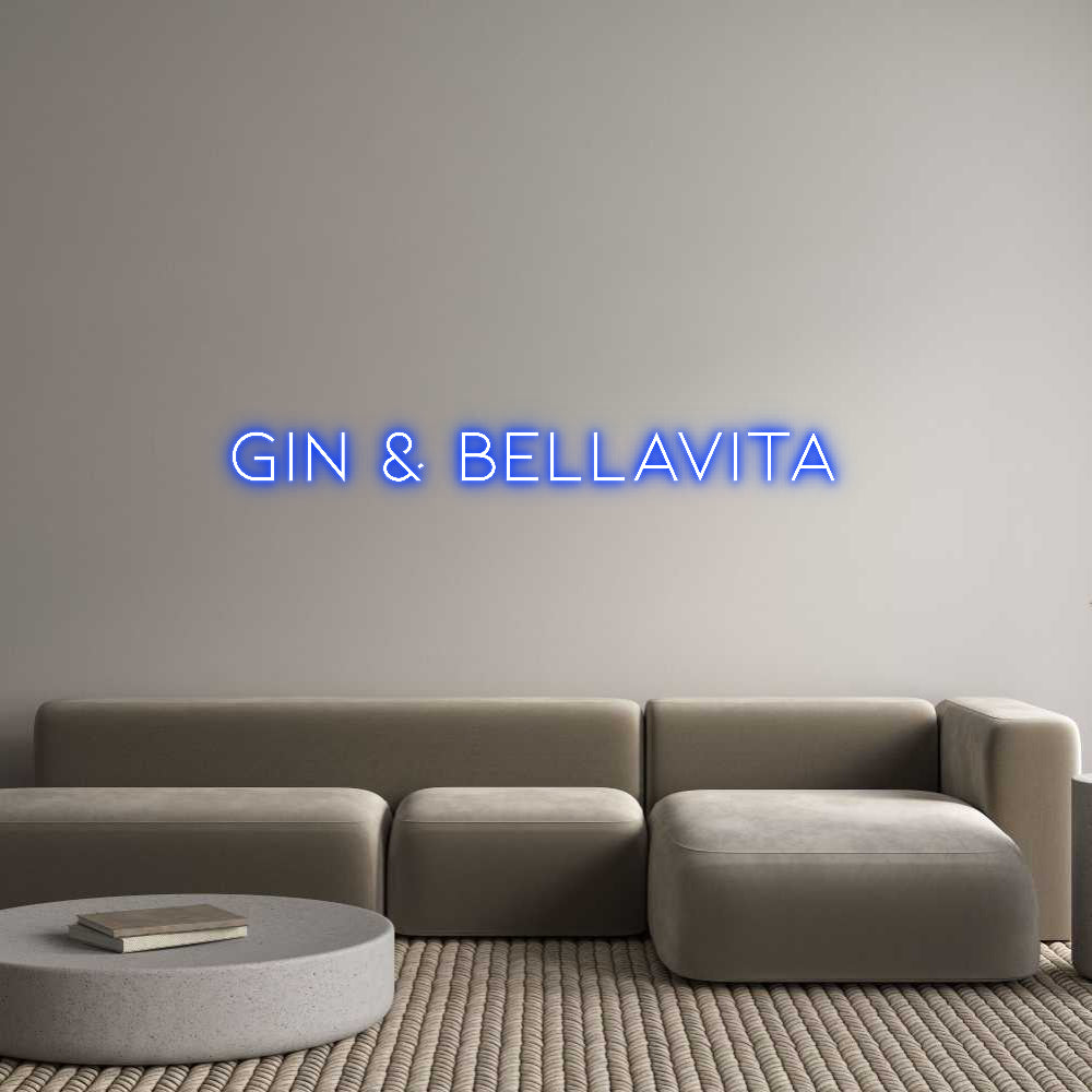 Neon personalizzato:
GIN & BELL...