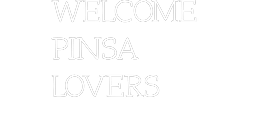 Neon personalizzato: WELCOME
PIN...