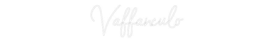 Neon personalizzato: Vaffanculo