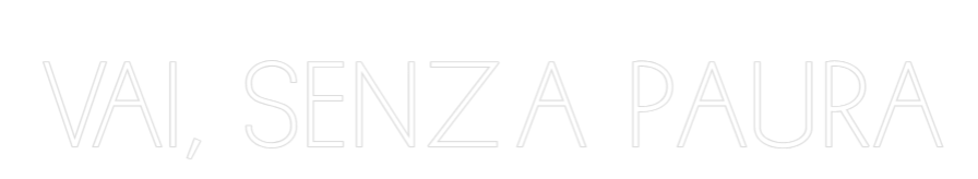 Neon personalizzato: VAI, SENZA PA...