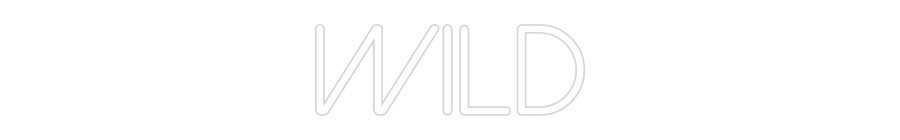 Neon personalizzato: Wild