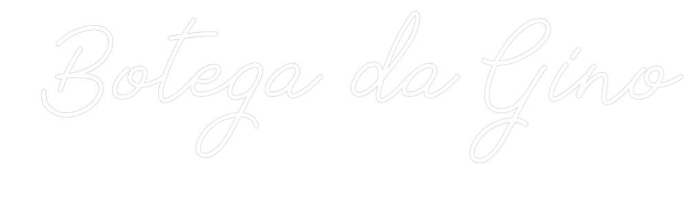 Neon personalizzato: Botega da Gino