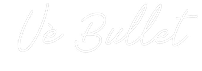 Neon personalizzato: Uè Bullet