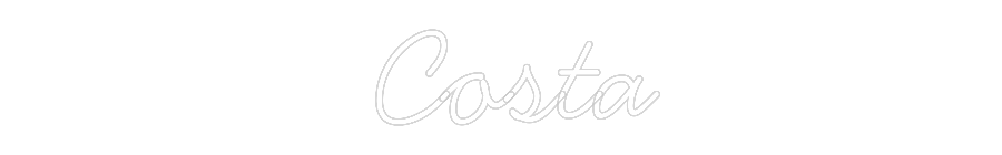 Neon personalizzato: Costa