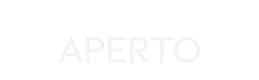 Neon personalizzato:
APERTO